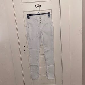 High waisted, silver buttons